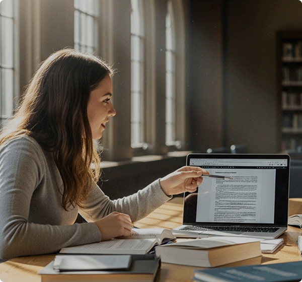 BBA Program - Student studying